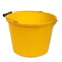 3 GALLON YELLOW HEAVY DUTY BUCKET