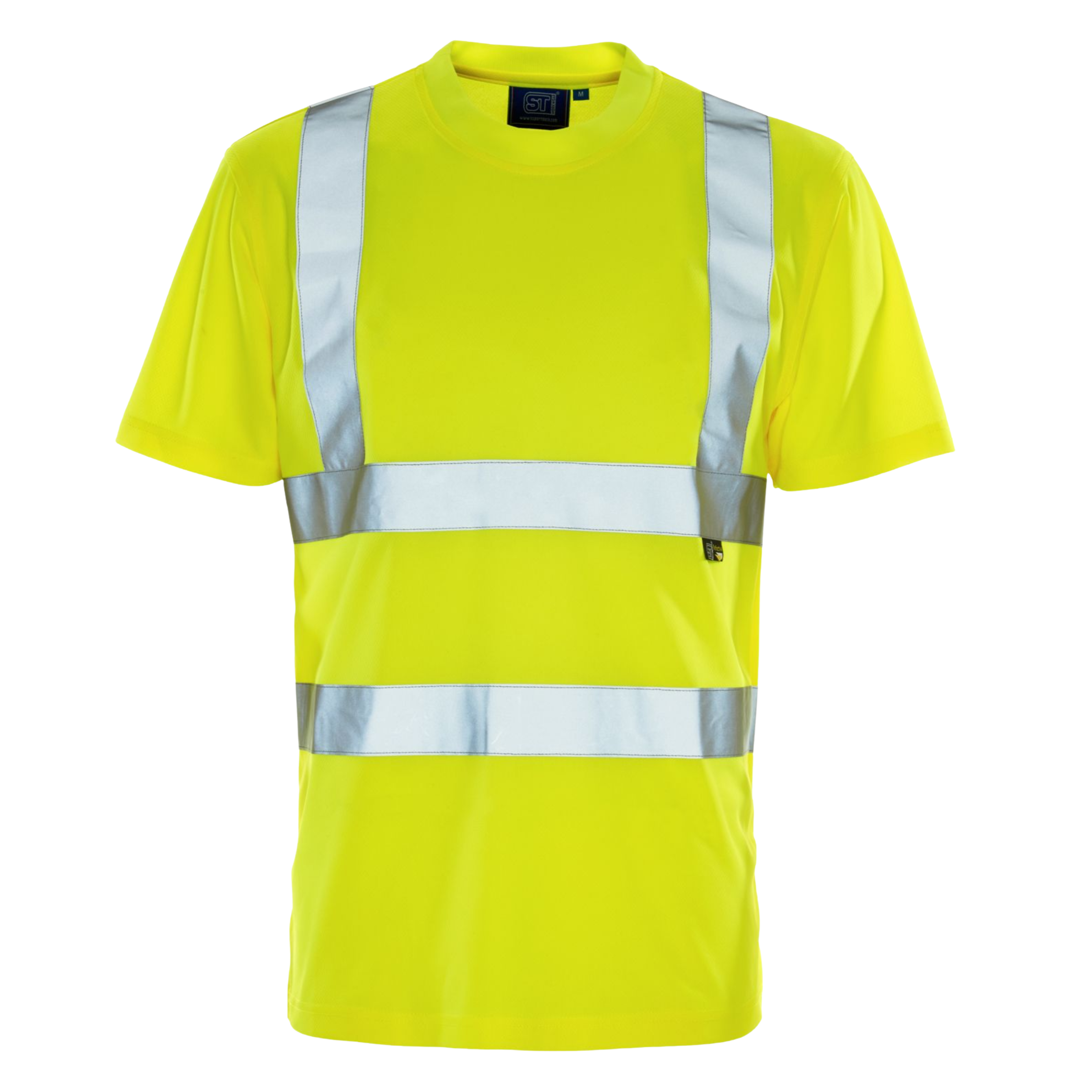 Supertouch Hi Vis Bireye T-Shirt, Yellow