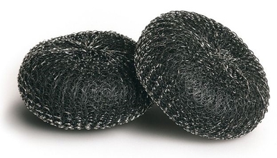 POT SCRUBS STAINLESS STEEL 60gm pkt10