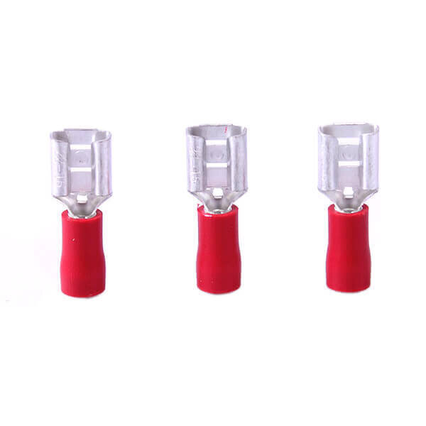 RF32-05-VR Red Pre-Insulated Female Terminal 3.2mm x 0.5mm (100 Pack)