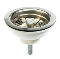 Tucker French 1 1/2" Stainless Steel Sink Basket Strainer Waste 201522-INS