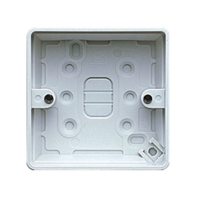 MK Logic Plus Box 1 Gang Surface Moulded 30mm (White)