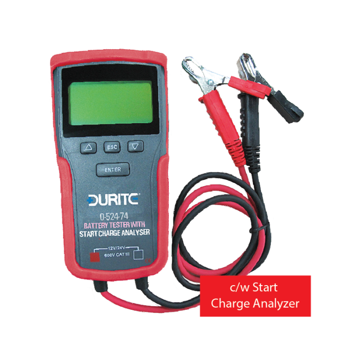 12/24V Electronic Battery Tester
