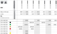 Intensiv SA Diamond Short Round Cylinder - 6pk 880/012 - DMI Dental Supplies Ireland - Next Day Delivery