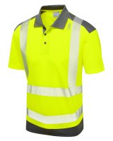 PEPPERCOMBE ISO 20471 CLASS 2 COOLVIZ PLUS POLO SHIRT