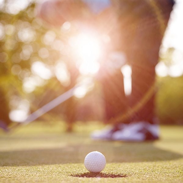 Man Golfing