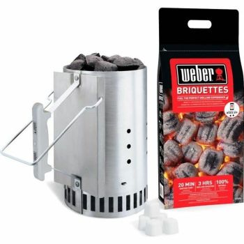 Chimenea de encendido para Barbacoa Weber 20,57 x 32,26 x 31,75 cm