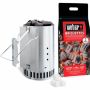 Chimenea de encendido para Barbacoa Weber 20,57 x 32,26 x 31,75 cm