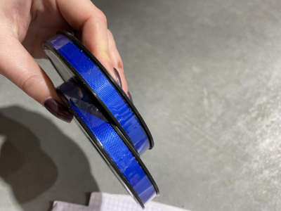 ruban bleu 9mm