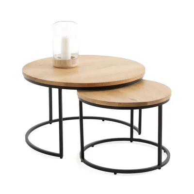 Lot 2 tables gigognes - R571