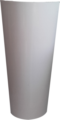 Pot blanc rond 56cm