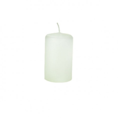 Bougie blanche cylindre petit format - 652
