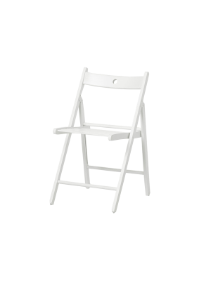 Chaise pliante en bois blanc - 527