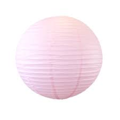 Boule chinoise rose 50cm