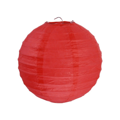 boule chinoise rouge 35 cm