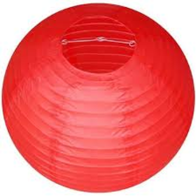Boule chinoise rouge 50 cm