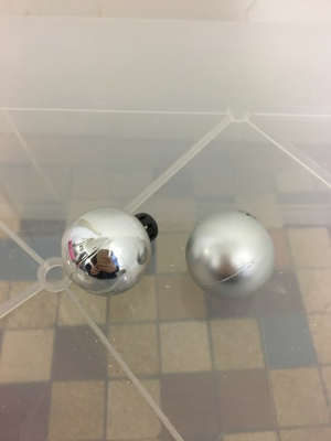 Boule argentée