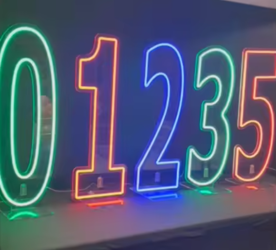 Chiffre Led Rgb 70cm