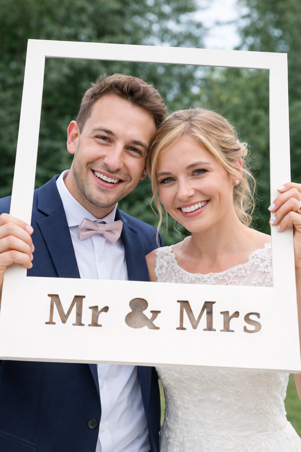 Cadre photobooth Mr &  Mrs