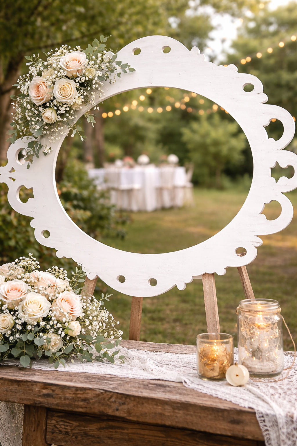 Cadre ovale photobooth