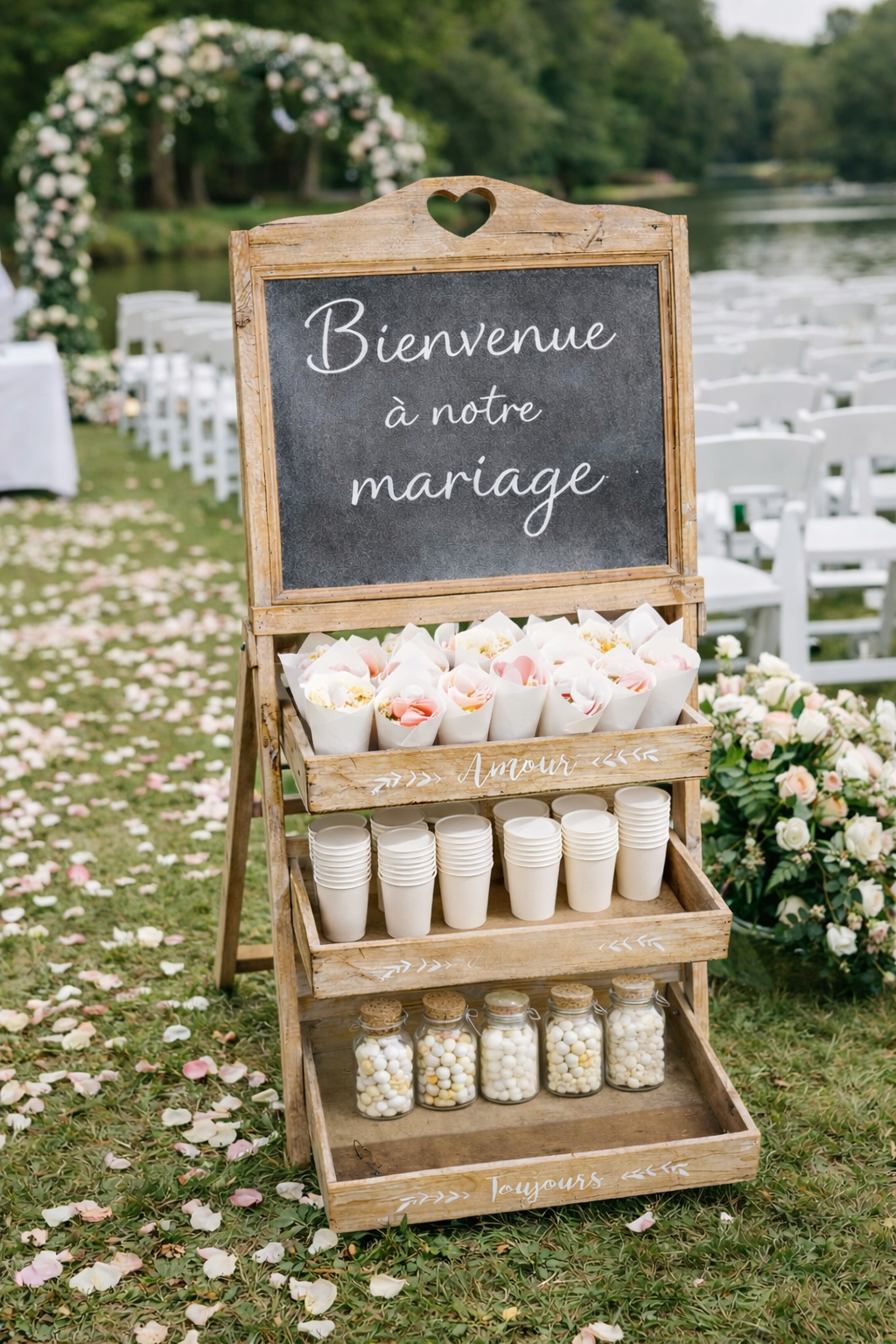 Présentoir à gobelets