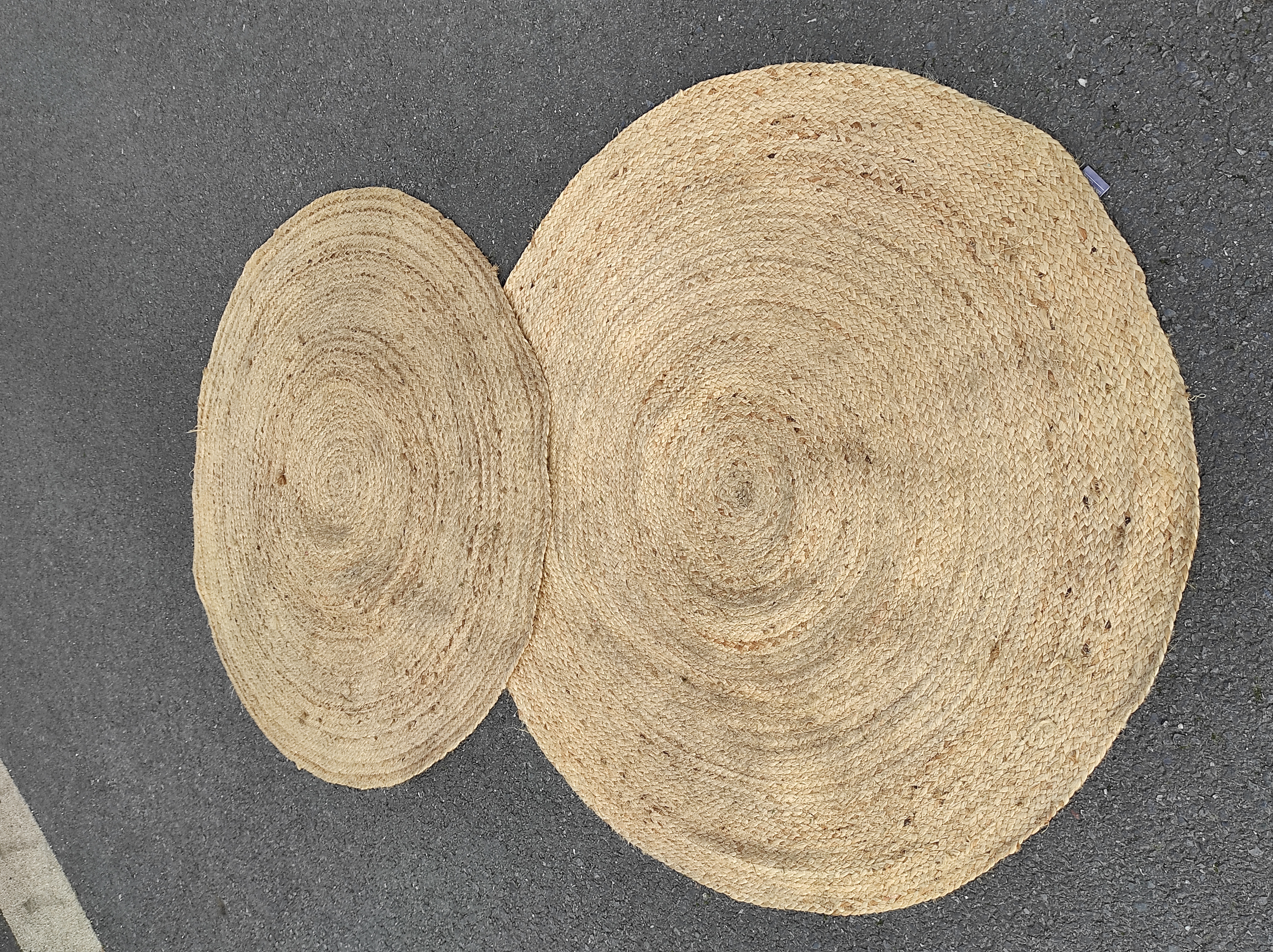 Tapis rond Jute