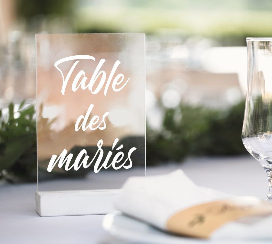 Stickers numéro table