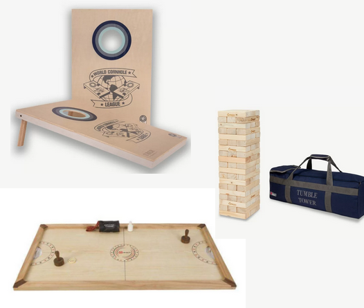 Lot jeux en bois géants