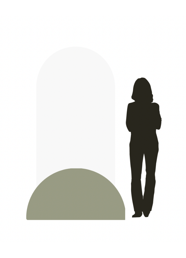 HOUX - Backdrop  demi-cercle