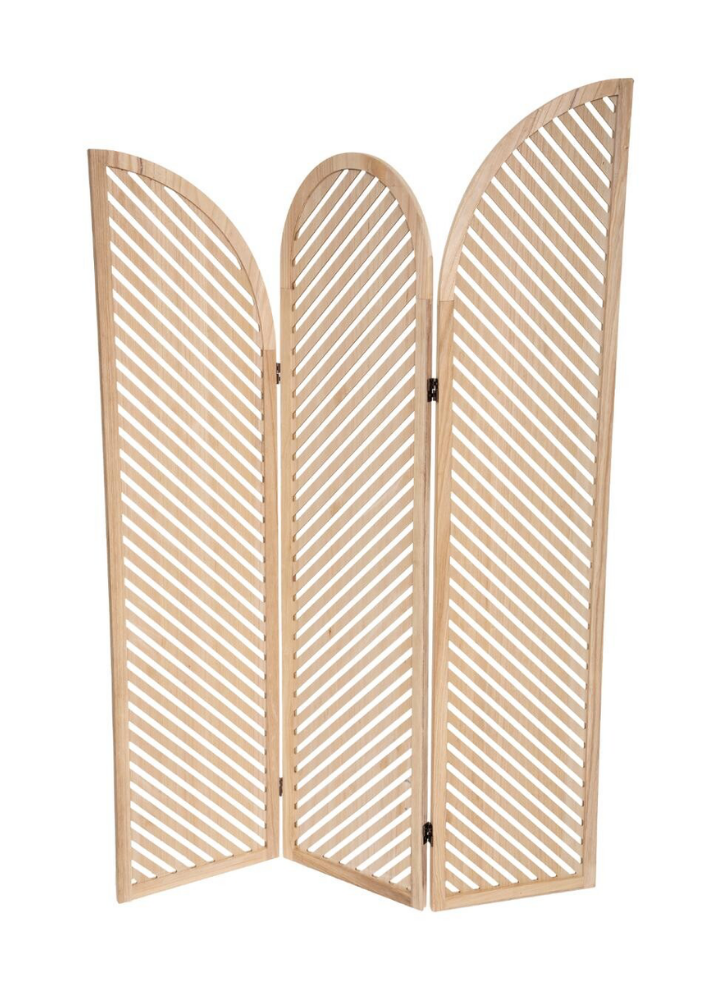 AUBÉPINE - Paravent bois demi-arches