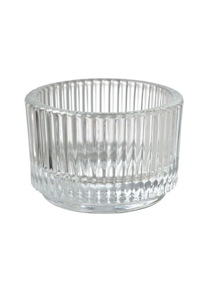 GÉRANIUM - Photophore verre bougie chauffe plat