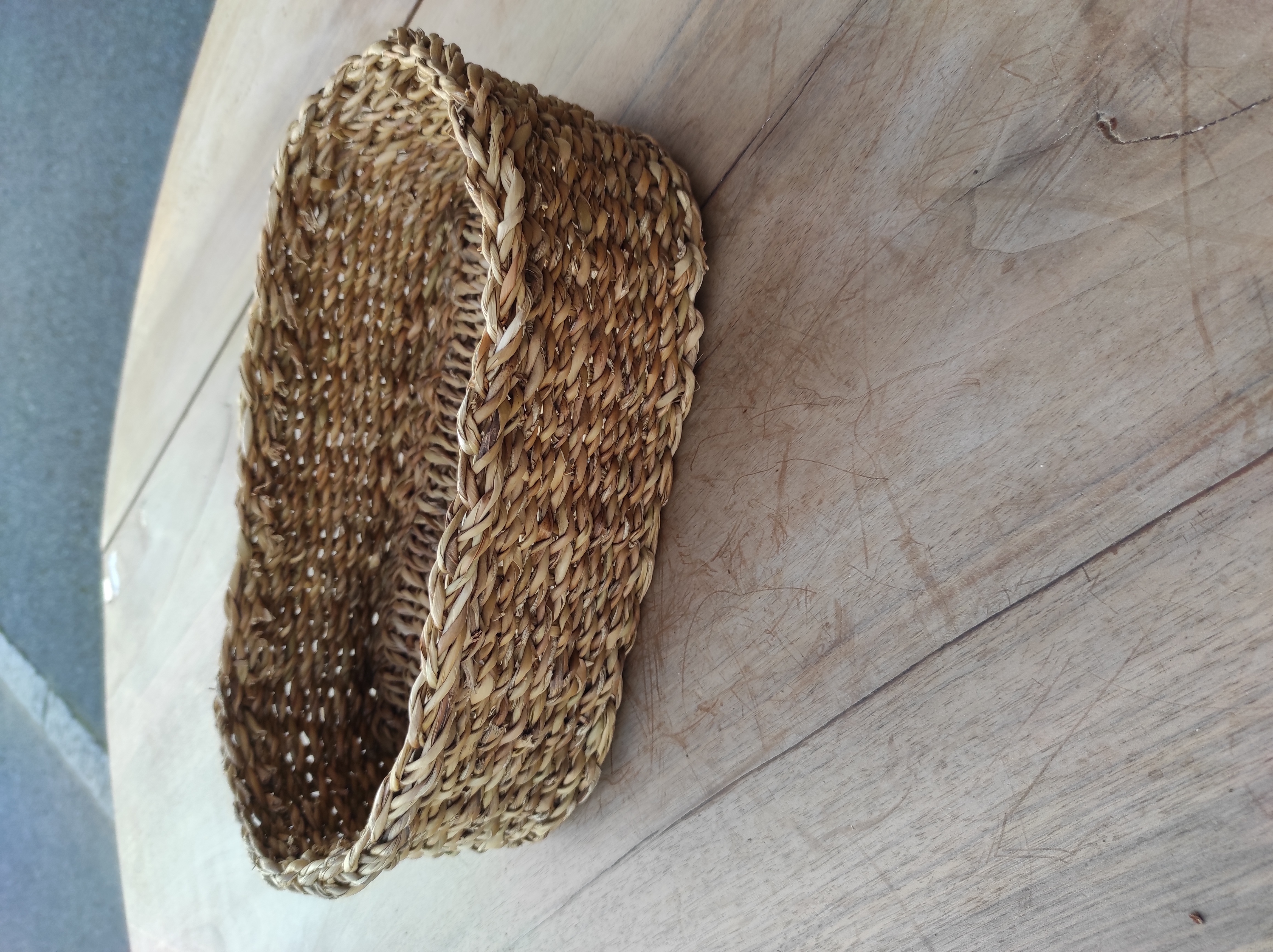 Panier osier ovale