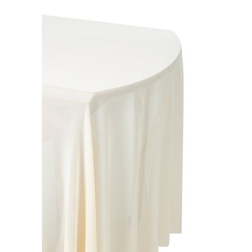 Nappe mousseline ivoire