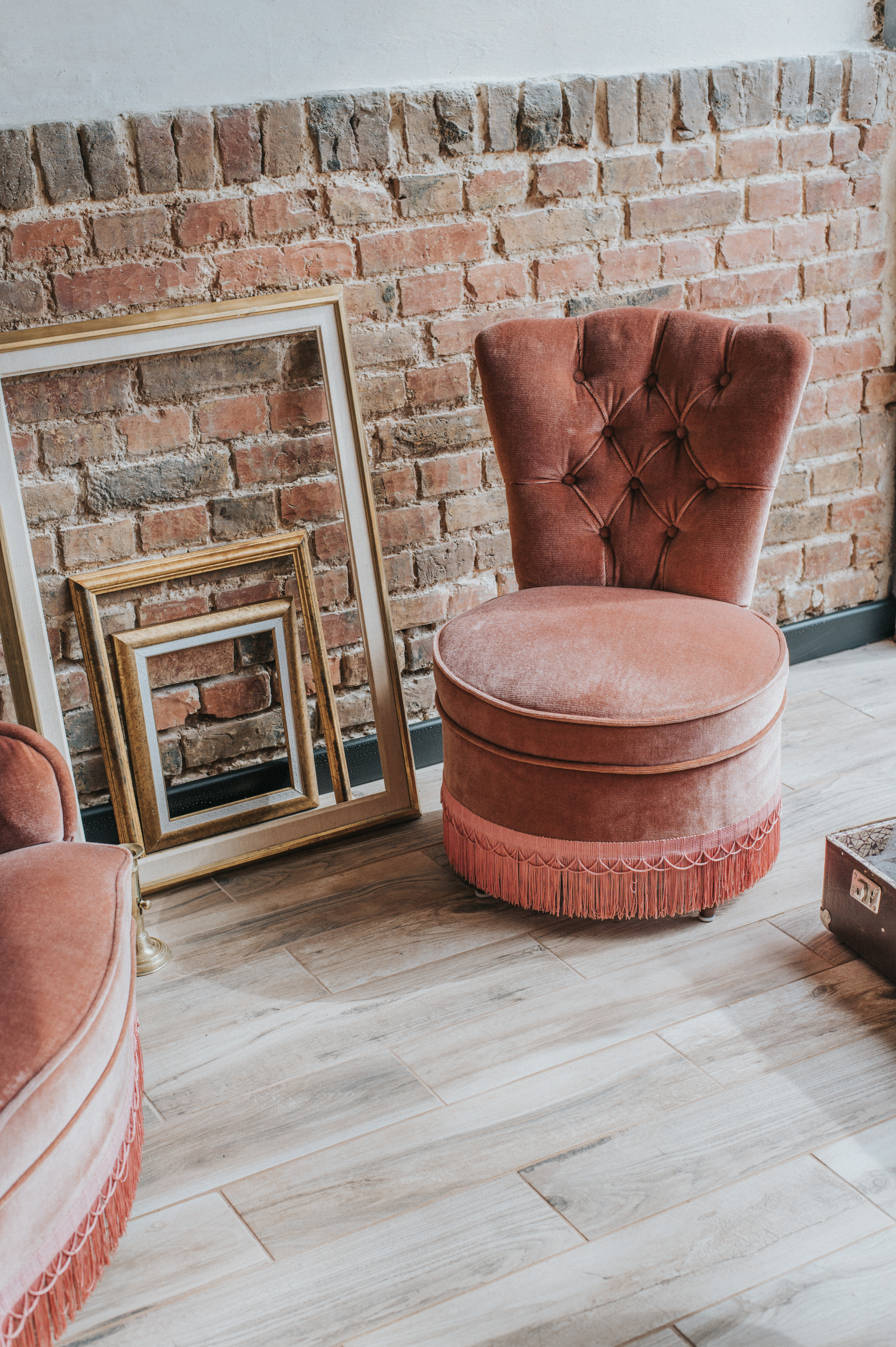 Fauteuil Lucien rose