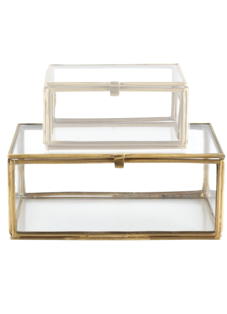 MAUVE - Boîte metal doré grande