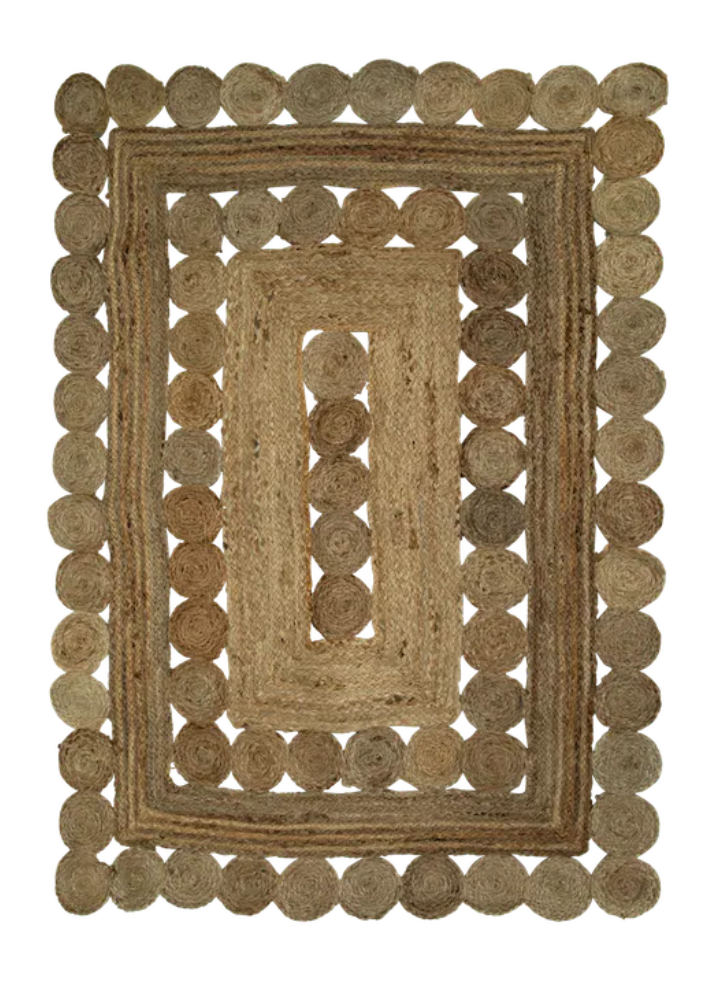HENNÉ - Tapis jute grand