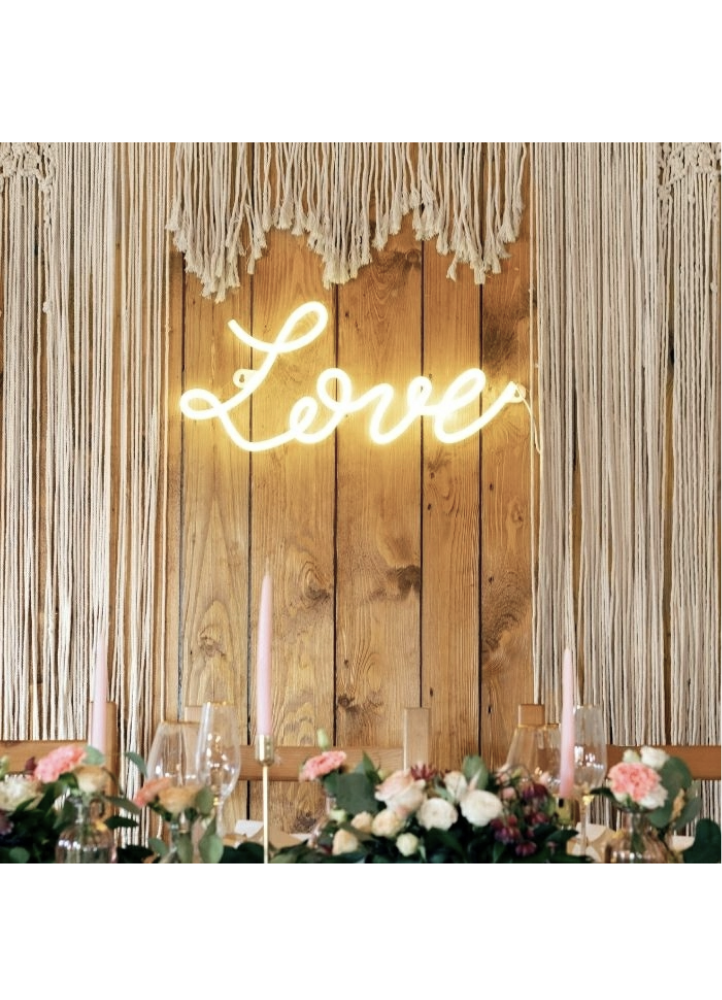 PÂQUERETTE - Petit néon " LOVE"