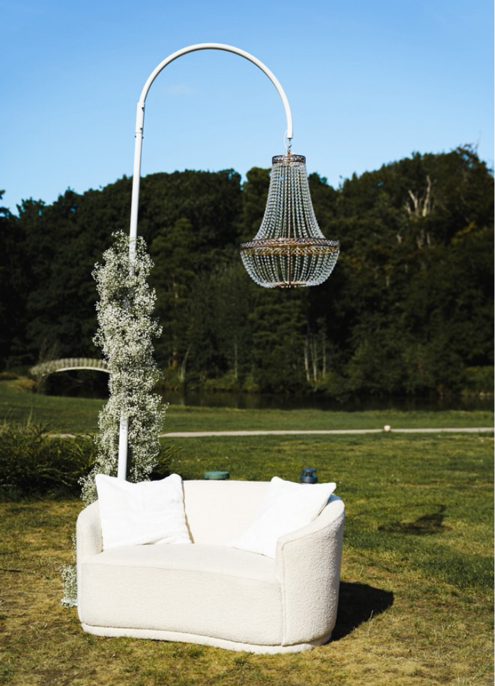 CAMPANULA - Structure lustre avec câble