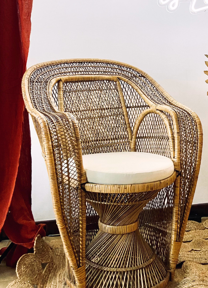 ACAJOU - Petit fauteuil rotin