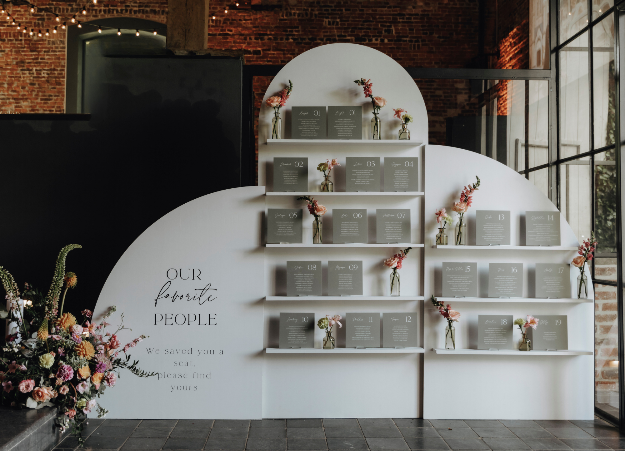 CATALPA - Meuble étagères 3 éléments