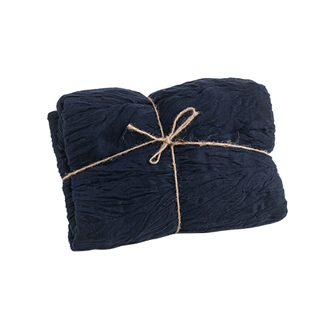 Chemin de table bleu marine