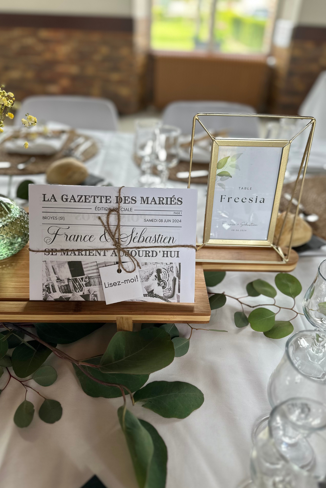 Cadre pour N° de table PM