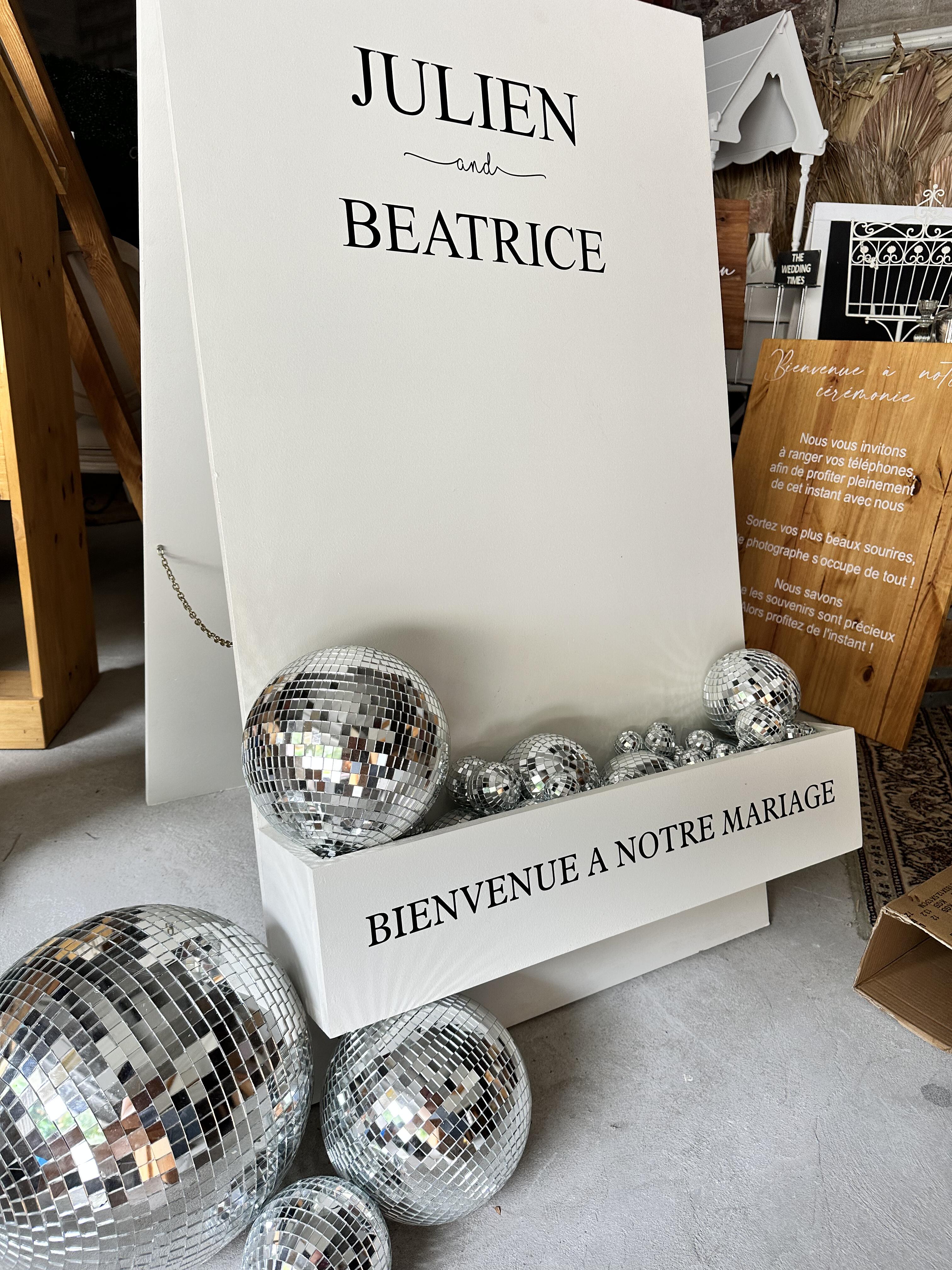 Lot de petites boules à facettes (15)