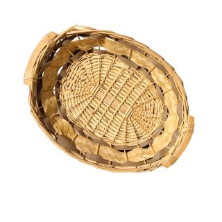 grand panier osier plat