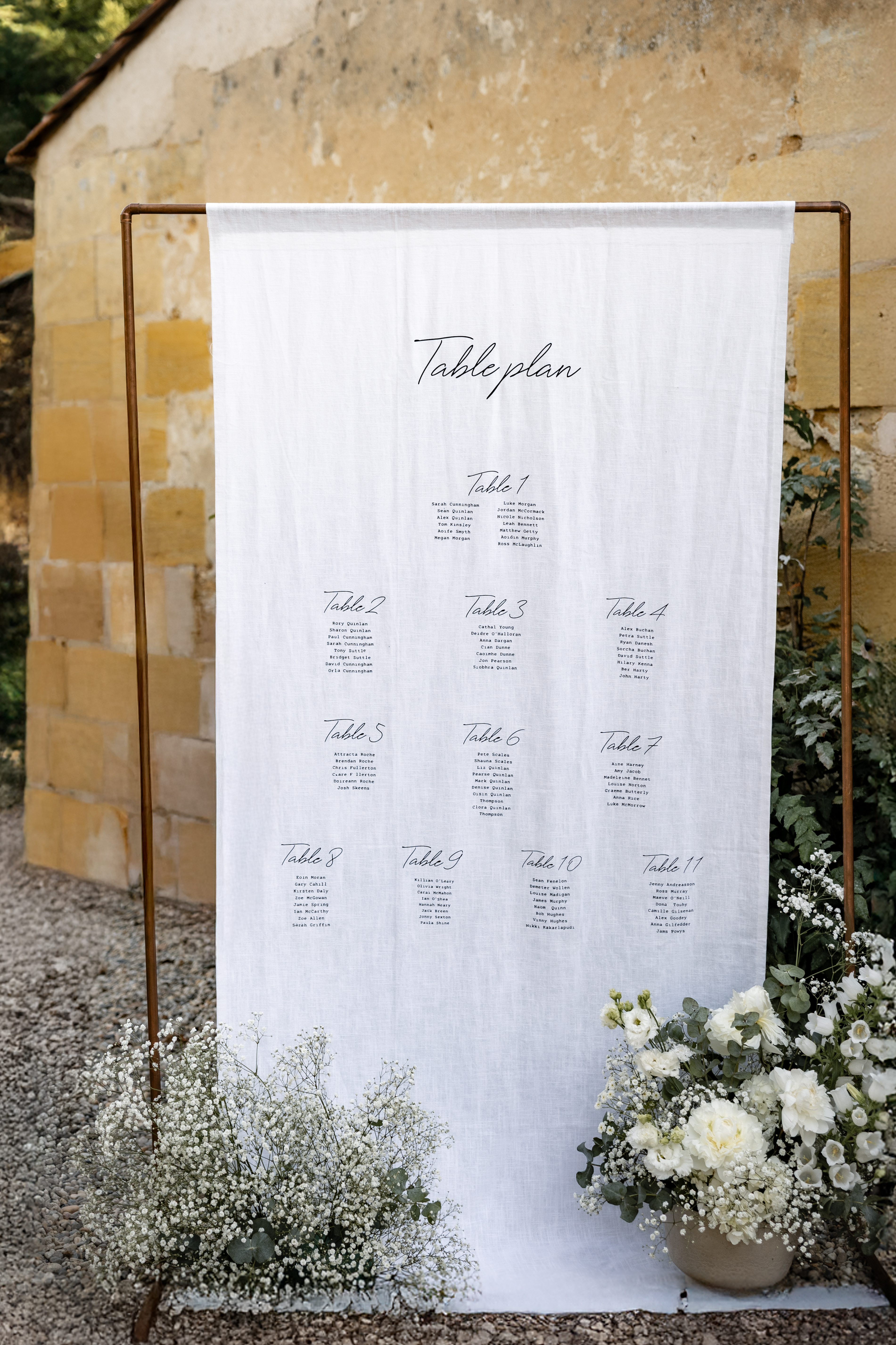 Plan de table cuivre