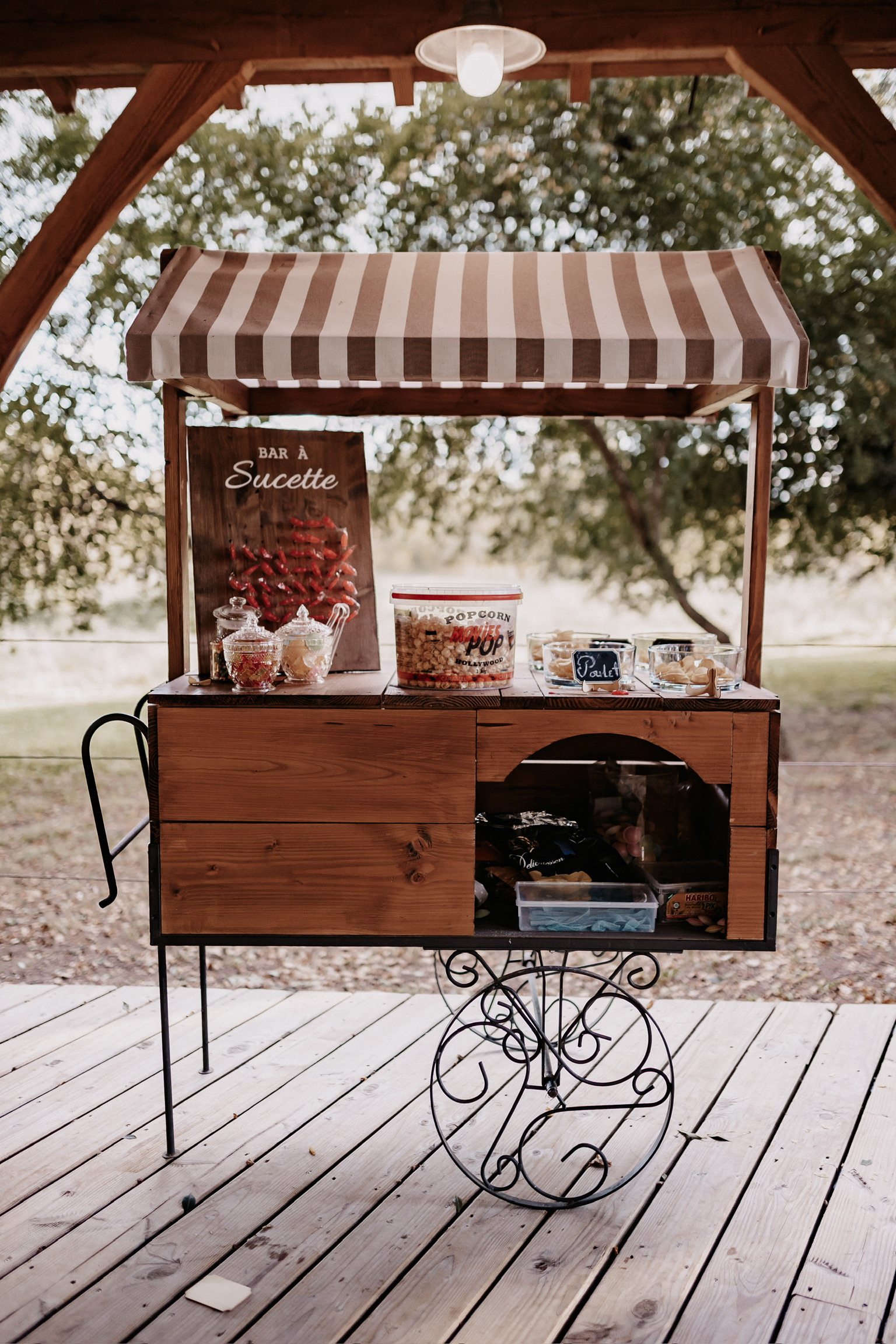 Chariot en bois