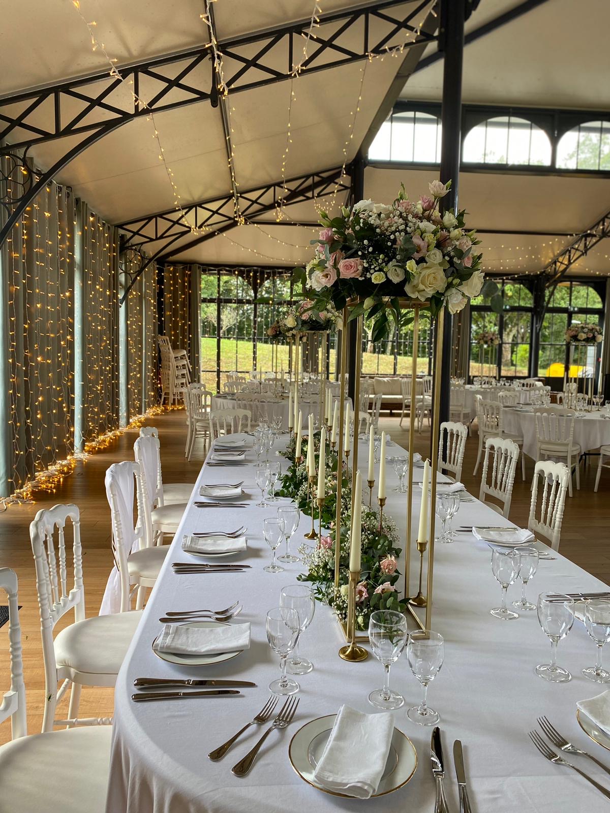 Centre de table colonne 80 cm