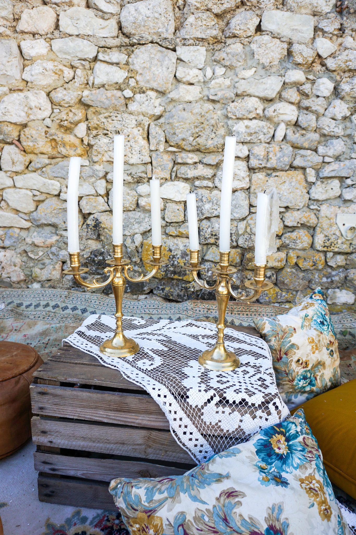 Chandelier laiton