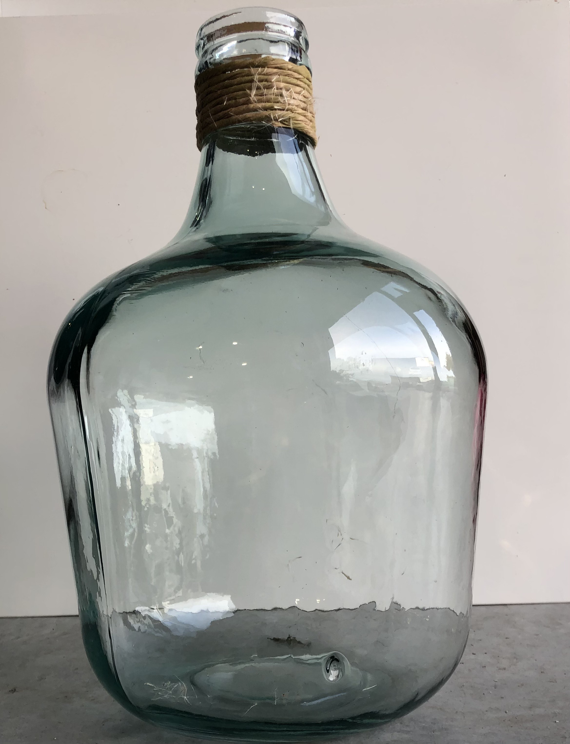 Jar transparente ficelle