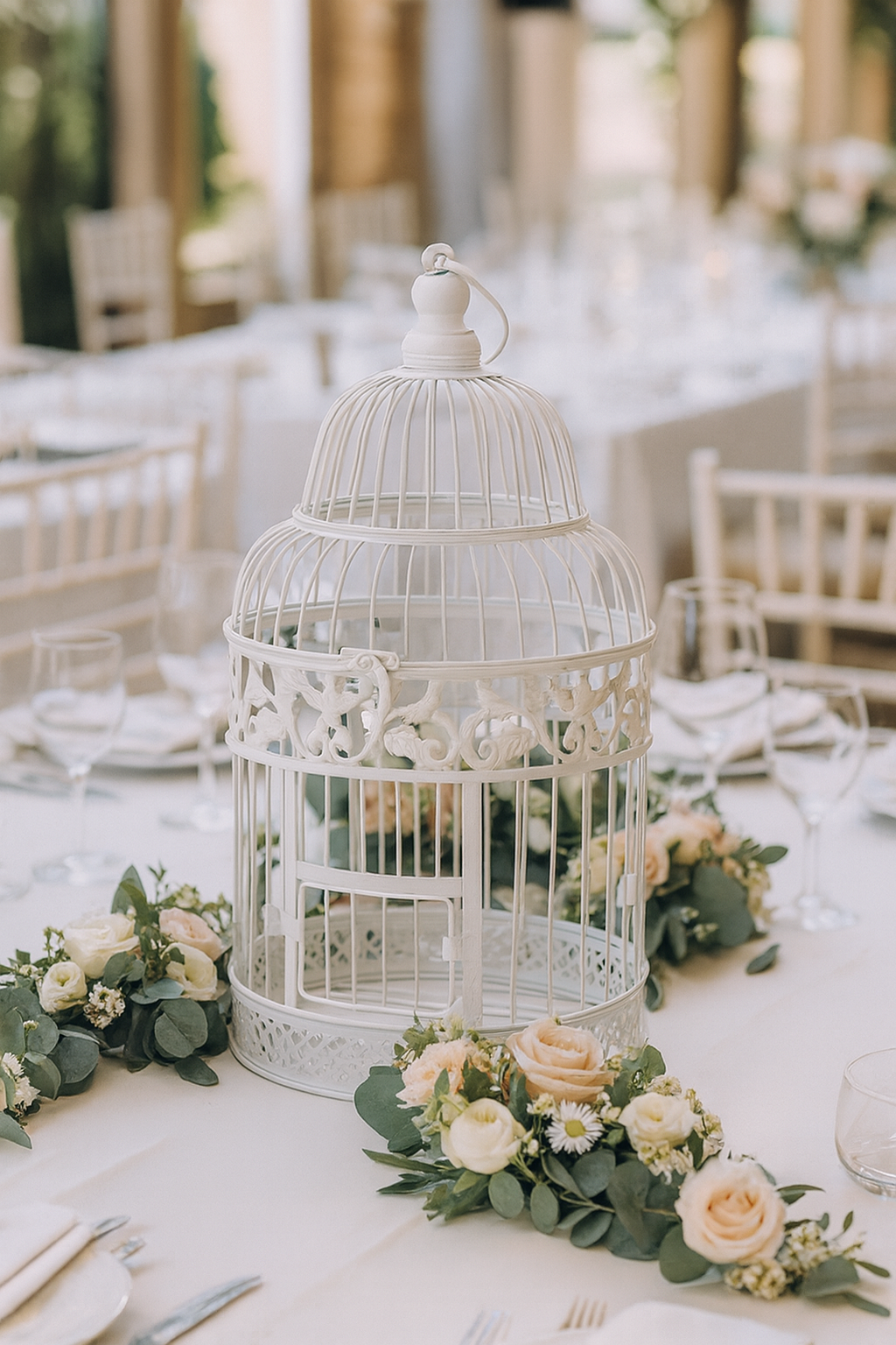 Cage à oiseaux ronde